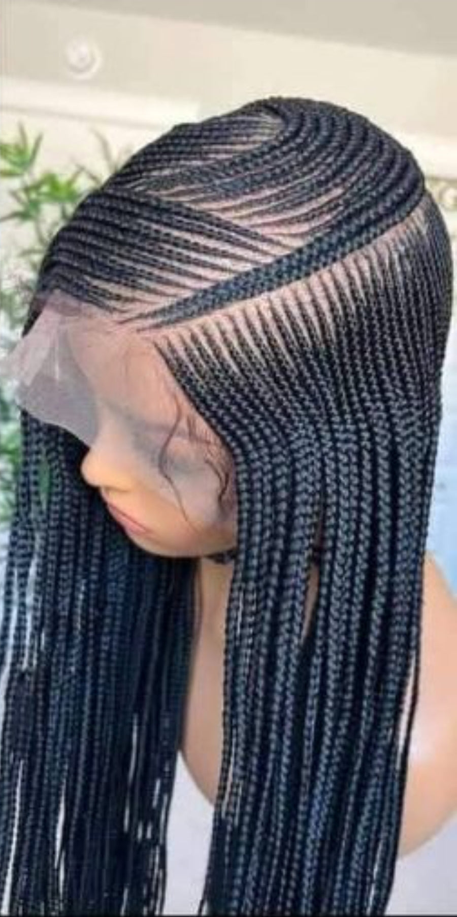 Sleek Spiral Braided Wig