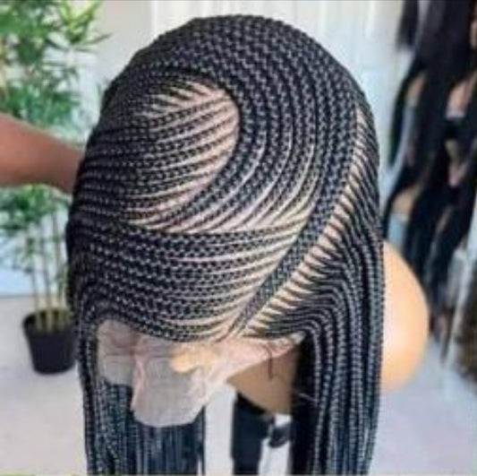 Sleek Spiral Braided Wig